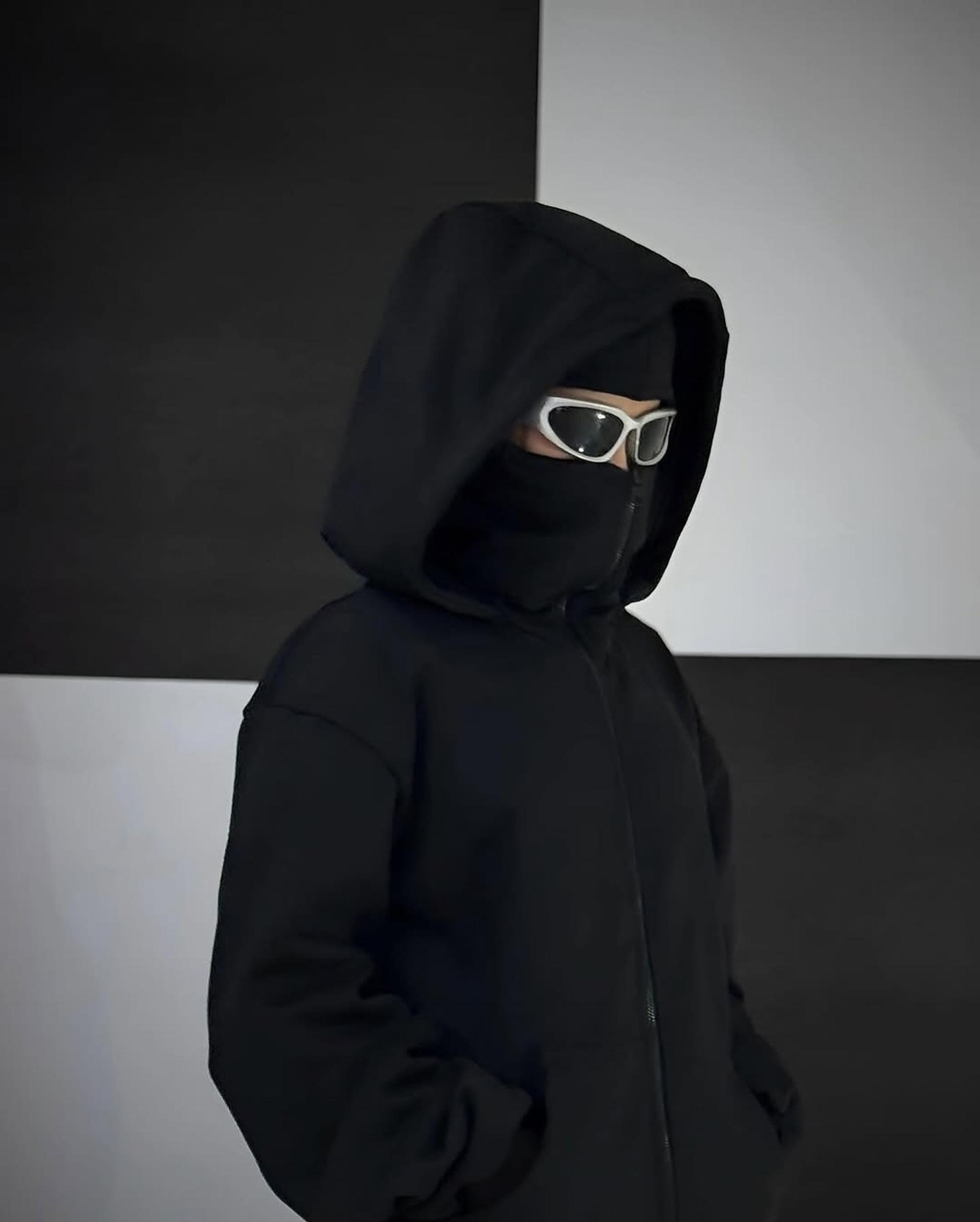 blacklava Full Zip-Up Hoodie